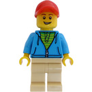 LEGO Mann im Dark Azure Pullover Minifigur