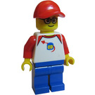 LEGO Man in Hat and Space T-Shirt Minifigure