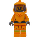 LEGO Man i Hazmat Kostym Minifigur