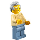 LEGO Muž v Knit Svetr Minifigurka