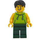 LEGO Man dans Lime Shirt Figurine