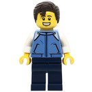 LEGO Man in Medium Blue Jacket Minifigure