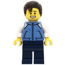 LEGO Man in Medium blauw Jasje Minifiguur