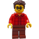 LEGO Man in Red Flannel Shirt Minifigure