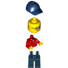 LEGO Man im rot Shirt Minifigur