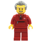 LEGO Man in Rood Tracksuit Minifiguur