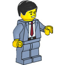 LEGO Man in Sand Blue Suit Minifigure