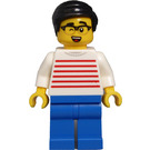 LEGO Man im Striped oben Minifigur