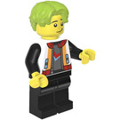 LEGO Man in Wit Jasje Minifiguur