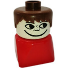 LEGO Uomo su Rosso Base Figura Duplo