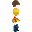 LEGO Man - Orange Jacket Minifigure