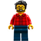 LEGO Hombre - Rojo Plaid Flannel Camisa Minifigura