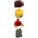 LEGO Homme - Rouge Plaid Chemise et Mustache Minifigurine