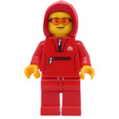 LEGO Man - rot Tracksuit Minifigur