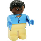 LEGO Man avec Afro Cheveux Duplo Figure