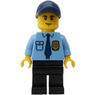 LEGO Man med Bricka på Skjorta Minifigur