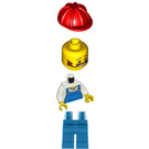 LEGO Man mit Blau Overalls Minifigur