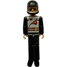 LEGO Man with Gray Top and Helmet Technic Figure