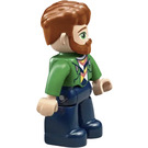 LEGO Man with Green Jacket and Multicoloured Top Duplo Figure