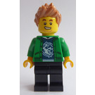LEGO Man met Green Jacket minifiguur