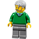 LEGO човек с зелено пуловер Минифигурка