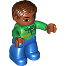 LEGO Man mit Green oben Duplo Abbildung