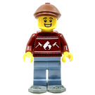 LEGO Mand med Holiday Sweater Minifigur