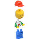 LEGO Man with ‘I Brick LEGOLAND’ Top and Red Cap with Hole Minifigure