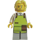 LEGO Man mit Lime Apron Minifigur