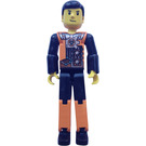 LEGO Man with Orange Torso Technic Figure
