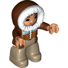 LEGO Man with Parka Duplo Figure