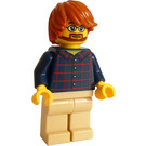 LEGO Uomo con Plaid Maglietta Minifigure