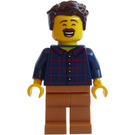 LEGO Man met Plaid Shirt Minifiguur