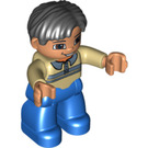 LEGO Man with Pullover Duplo Figure and Flesh Hands