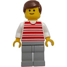 LEGO Man with Red Horizontal Lines Minifigure