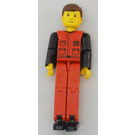 LEGO Man mit rot Jacket Technische Abbildung