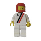 LEGO Hombre con Rojo Raya Minifigura