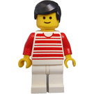 LEGO Mand med Striped Skjorte Minifigur