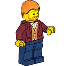 LEGO Man met Suit Jacket met Shirt en Waiscoat minifiguur