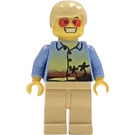 LEGO Man with Sunset and Palm Trees Top Minifigure