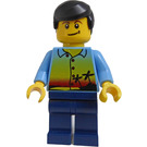 LEGO Mand med Sunset og Palms Minifigur