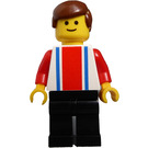 LEGO Man mit Vertikale Striped oben Minifigur