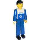 LEGO Man with White Top with Technic Logo Technic Figure