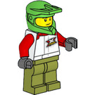 LEGO Man med 'Xtreme' logotyp Jacka Minifigur