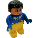 LEGO Man with Yellow legs and Blue top Duplo Figure