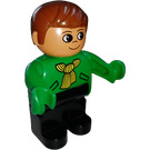 LEGO Hombre con Amarillo Bufanda Figura Duplo