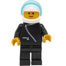 LEGO Man with Zipper and Helmet Minifigure