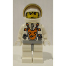 LEGO Mars Miner Unshaven y Messy Pelo Minifigura