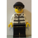 LEGO Masked burglar 86753 Торс, Черно Шапка с козирка и Крака Минифигурка