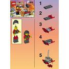 LEGO Master and Heavy Gun Set 3016 Instructions